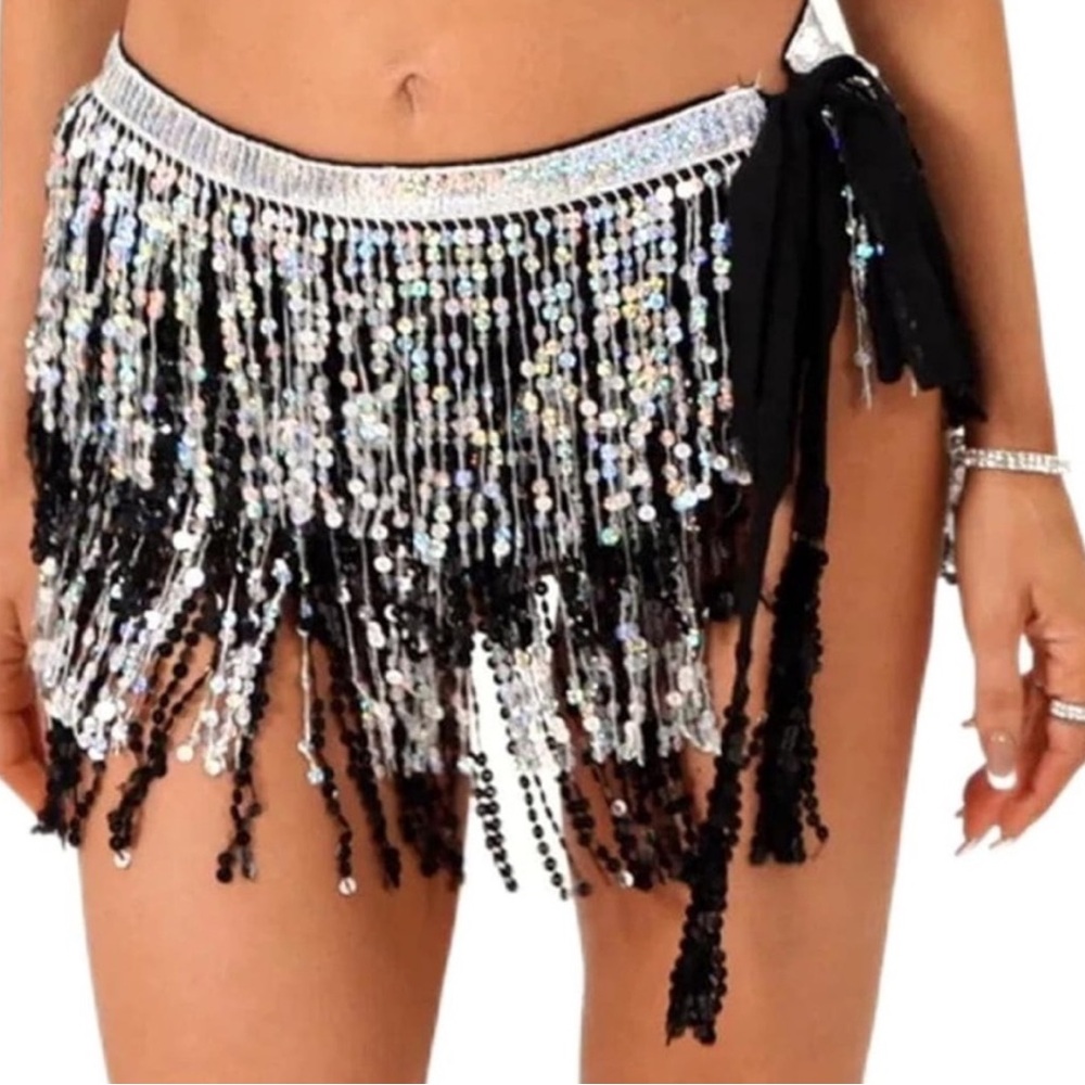 Sequins Club / Belly Dancing Music Festival Rave Skirt